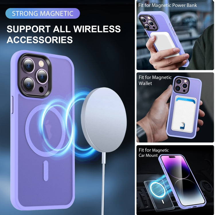 For iPhone 13 MagSafe Magnetic Skin Feel Frosted Phone Case