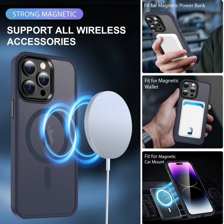 For iPhone 13 Pro Max MagSafe Magnetic Skin Feel Frosted Phone Case