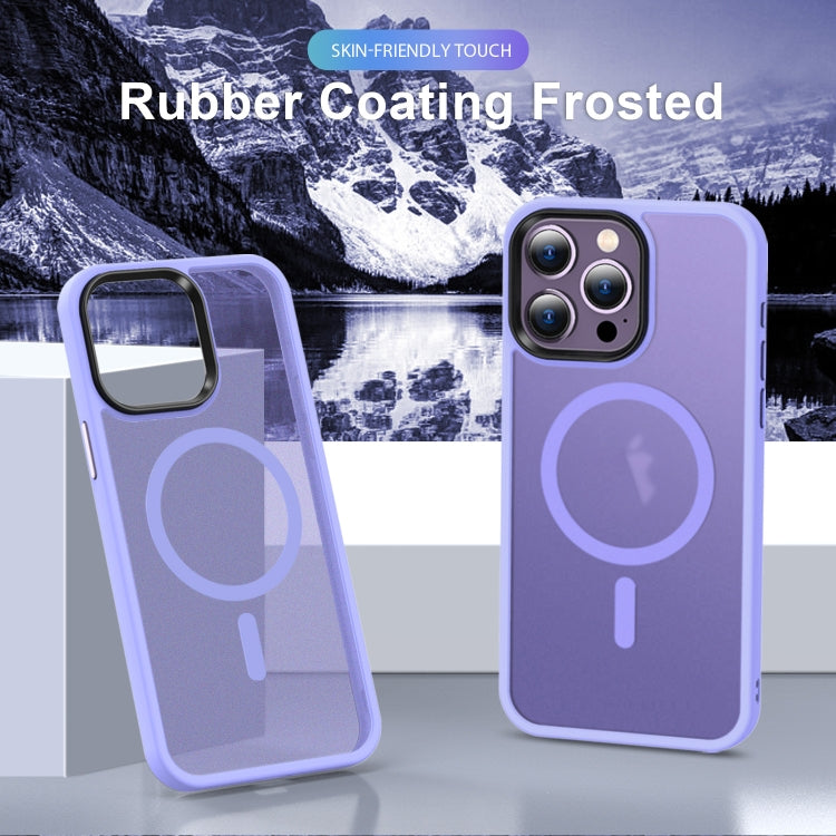 For iPhone 14 MagSafe Magnetic Skin Feel Frosted Phone Case