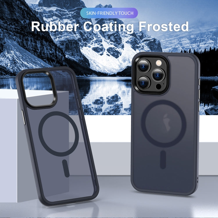 For iPhone 14 MagSafe Magnetic Skin Feel Frosted Phone Case