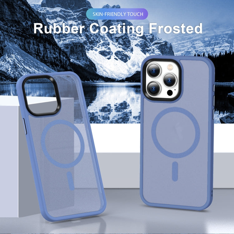 For iPhone 14 Pro Max MagSafe Magnetic Skin Feel Frosted Phone Case