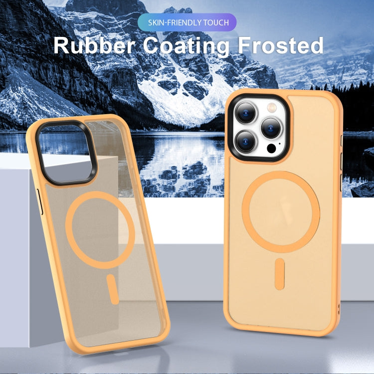 For iPhone 15 Pro Max MagSafe Magnetic Skin Feel Frosted Phone Case