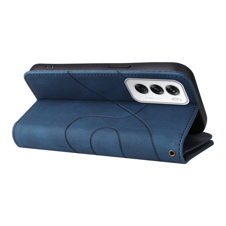For OPPO Reno12 5G Global Dual-color 9 Card Slots Zipper Wallet Leather Phone Case