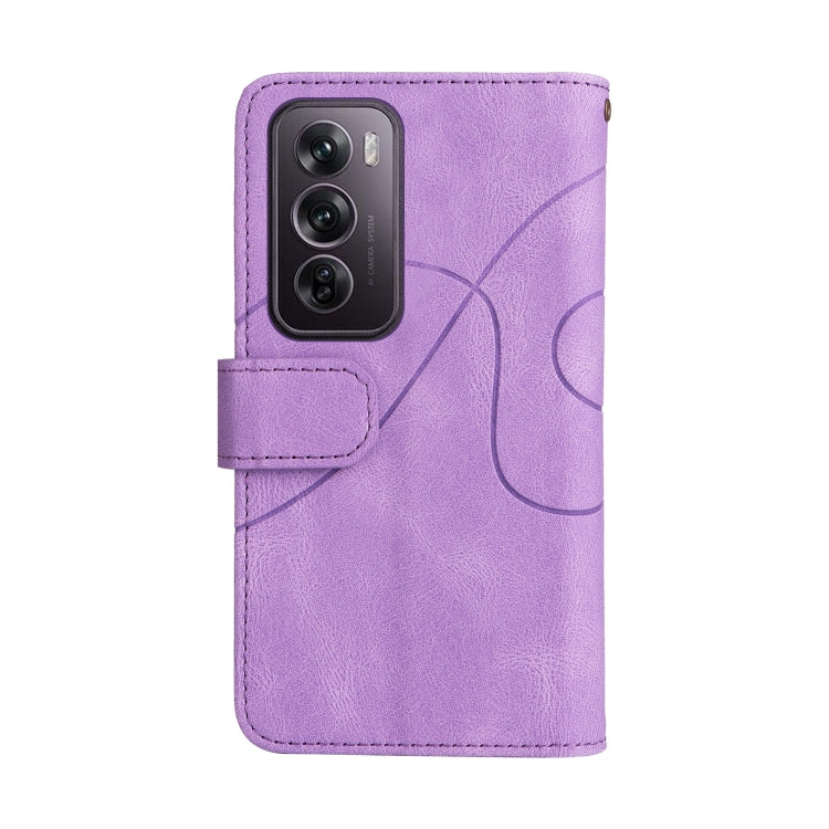 For OPPO Reno12 Pro Global Dual-color 9 Card Slots Zipper Wallet Leather Phone Case