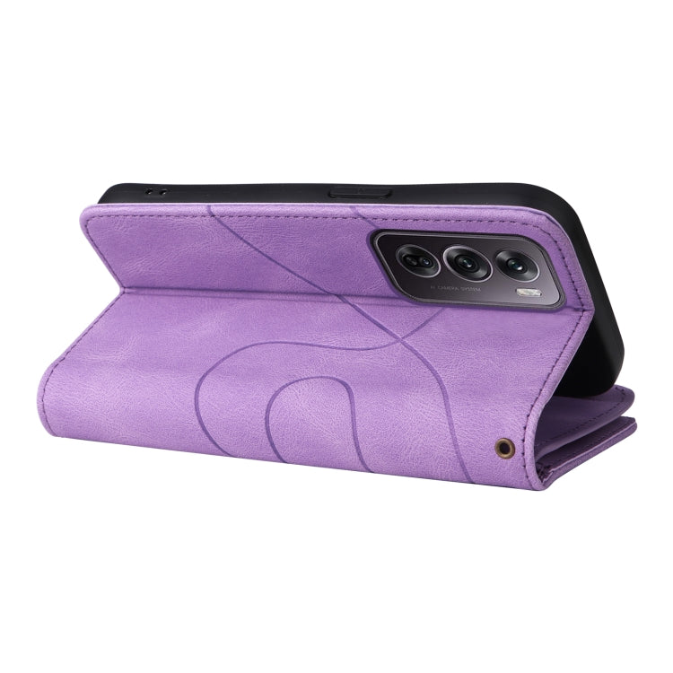 For OPPO Reno12 Pro Global Dual-color 9 Card Slots Zipper Wallet Leather Phone Case