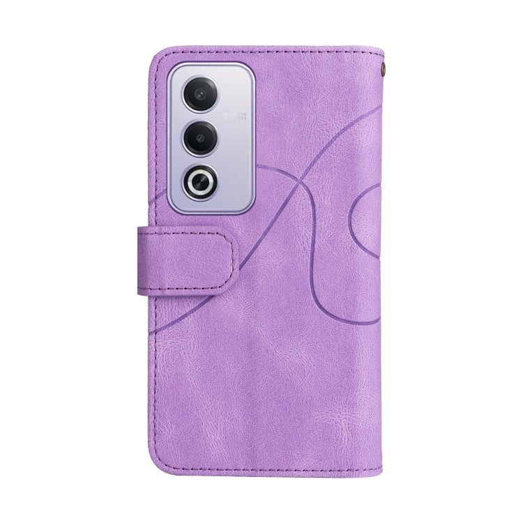 For OPPO A3 Pro 5G / A3 Pro India Dual-color 9 Card Slots Zipper Wallet Leather Phone Case