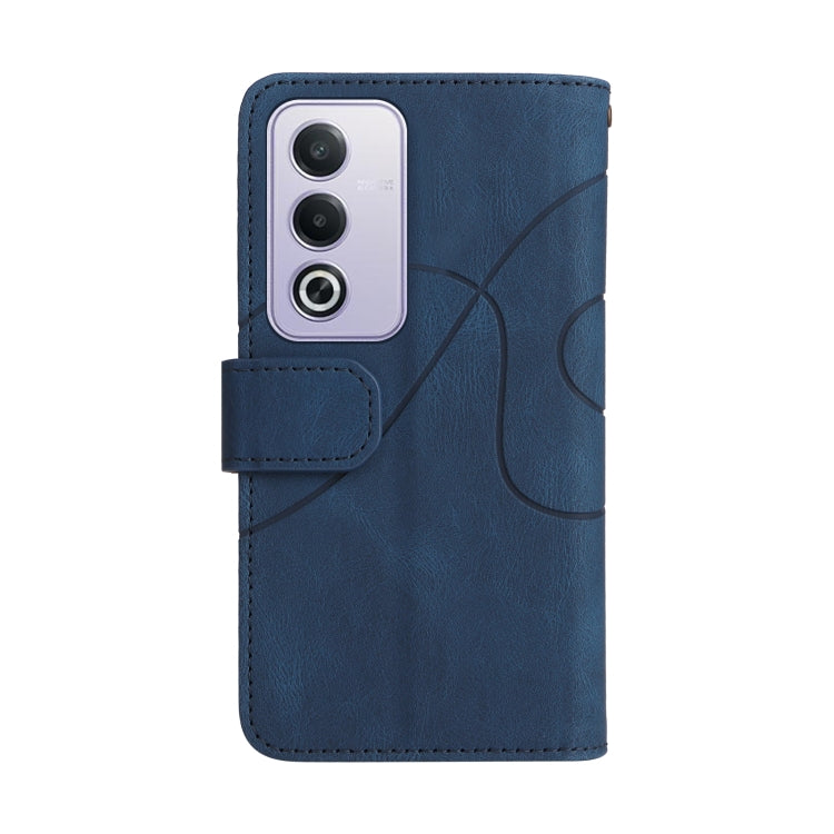 For OPPO A3 Pro 5G / A3 Pro India Dual-color 9 Card Slots Zipper Wallet Leather Phone Case