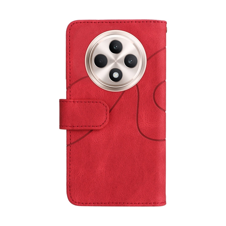 For OPPO Reno12 F 5G Global Dual-color 9 Card Slots Zipper Wallet Leather Phone Case