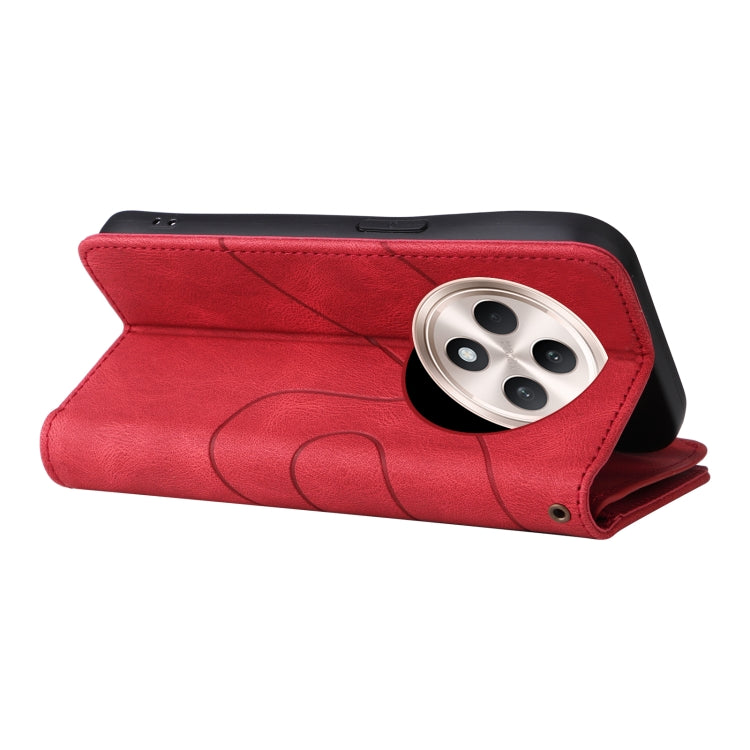 For OPPO Reno12 F 5G Global Dual-color 9 Card Slots Zipper Wallet Leather Phone Case