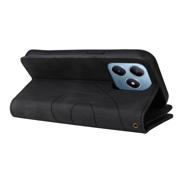 For Realme C63 / C61 / Note 60 Dual-color 9 Card Slots Zipper Wallet Leather Phone Case