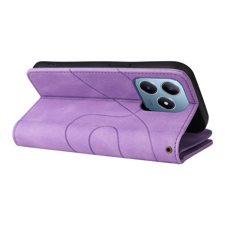 For Realme C63 / C61 / Note 60 Dual-color 9 Card Slots Zipper Wallet Leather Phone Case