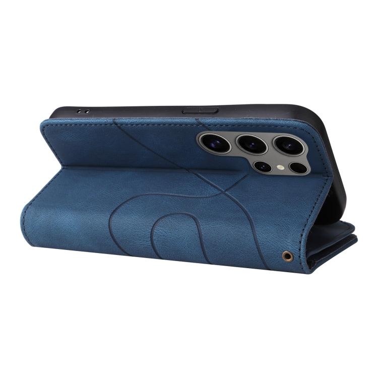 For Galaxy S25 Ultra 5G Dual-color 9 Card Slots Zipper Wallet Leather Phone Case