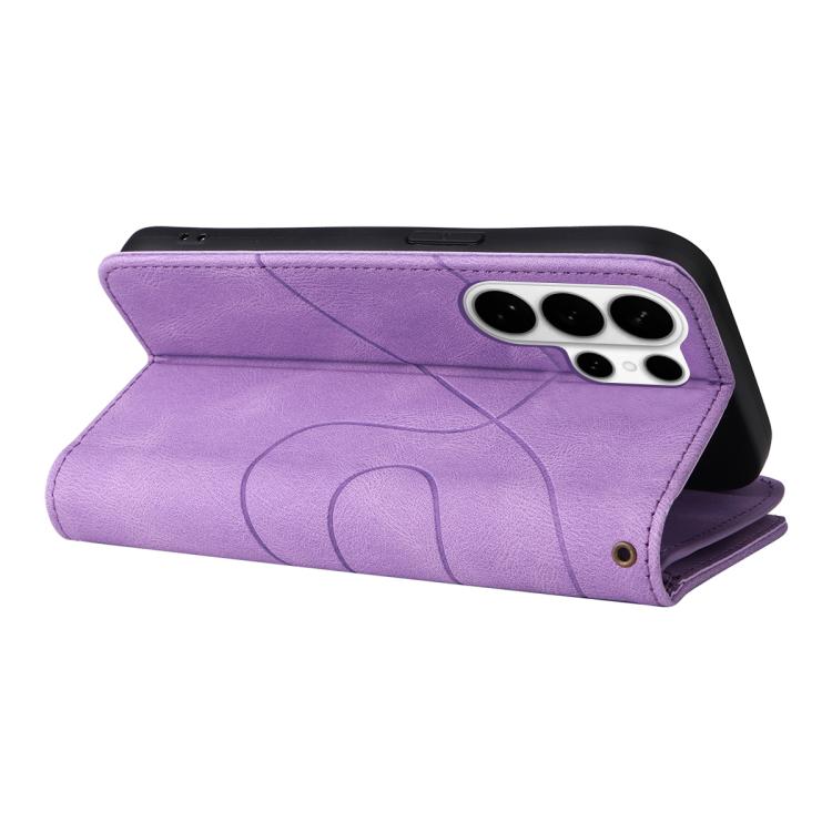 For Galaxy S26 Ultra 5G Dual-color 9 Card Slots Zipper Wallet Leather Phone Case