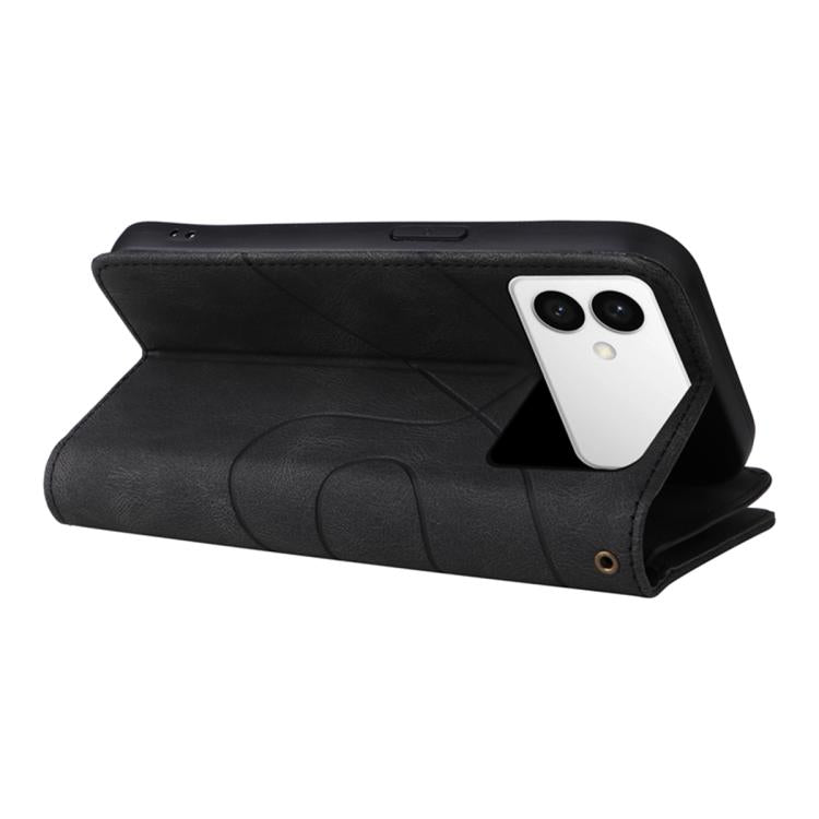 For Galaxy S26 Edge 5G Dual-color 9 Card Slots Zipper Wallet Leather Phone Case
