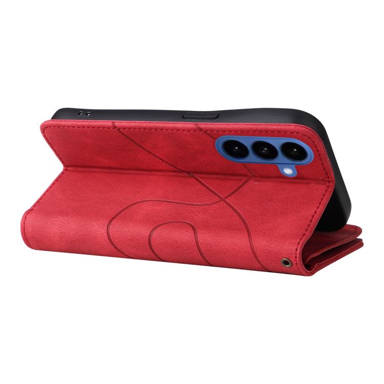 For Galaxy S26 5G Dual-color 9 Card Slots Zipper Wallet Leather Phone Case