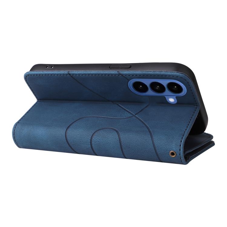 For Galaxy S26 5G Dual-color 9 Card Slots Zipper Wallet Leather Phone Case