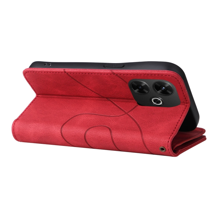For Redmi 13 4G Global Dual-color 9 Card Slots Zipper Wallet Leather Phone Case