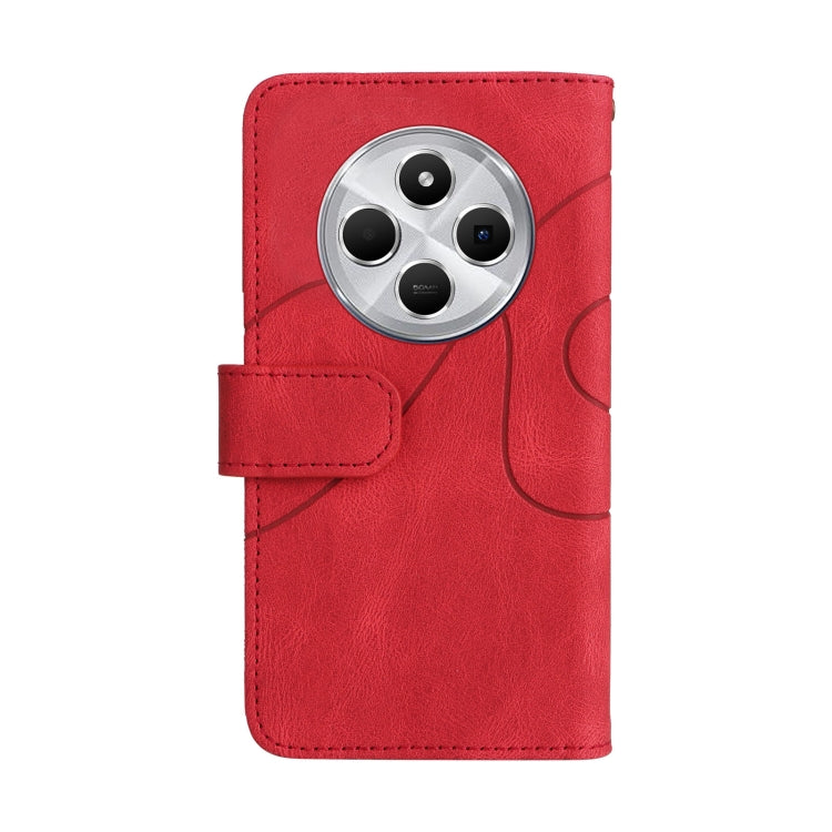For Redmi 14C 4G Global Dual-color 9 Card Slots Zipper Wallet Leather Phone Case