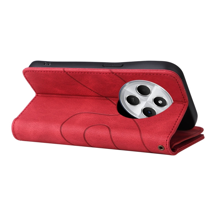 For Redmi 14C 4G Global Dual-color 9 Card Slots Zipper Wallet Leather Phone Case
