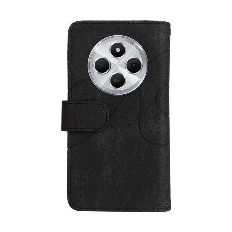 For Redmi 14C 4G Global Dual-color 9 Card Slots Zipper Wallet Leather Phone Case