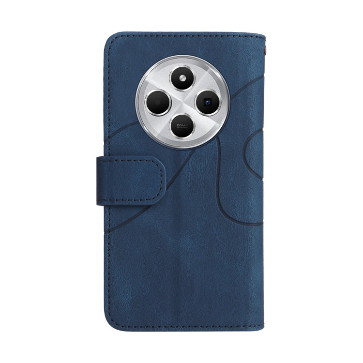 For Redmi 14C 4G Global Dual-color 9 Card Slots Zipper Wallet Leather Phone Case