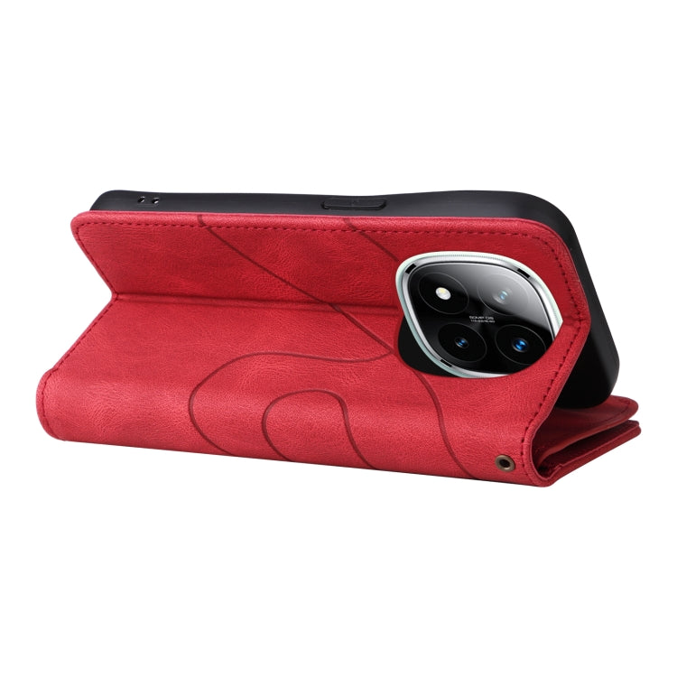 For Redmi Note 14 Pro / 14 Pro+ 5G Dual-color 9 Card Slots Zipper Wallet Leather Phone Case