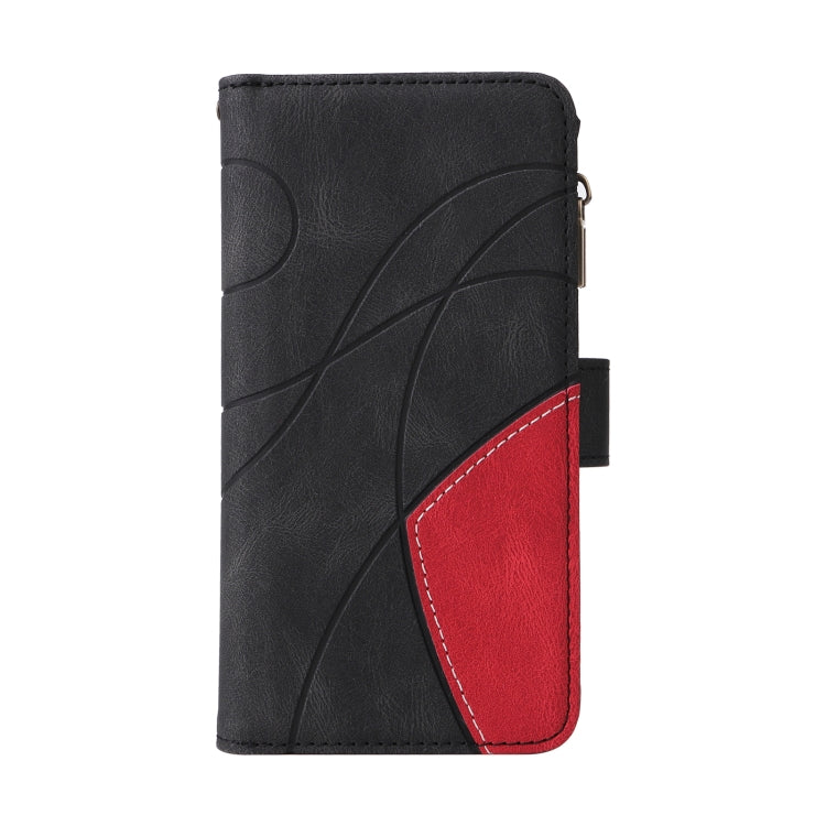 For Redmi Note 14 Pro / 14 Pro+ 5G Dual-color 9 Card Slots Zipper Wallet Leather Phone Case