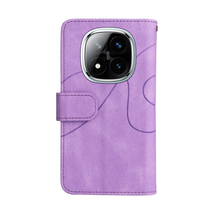 For Redmi Note 14 Pro / 14 Pro+ 5G Dual-color 9 Card Slots Zipper Wallet Leather Phone Case