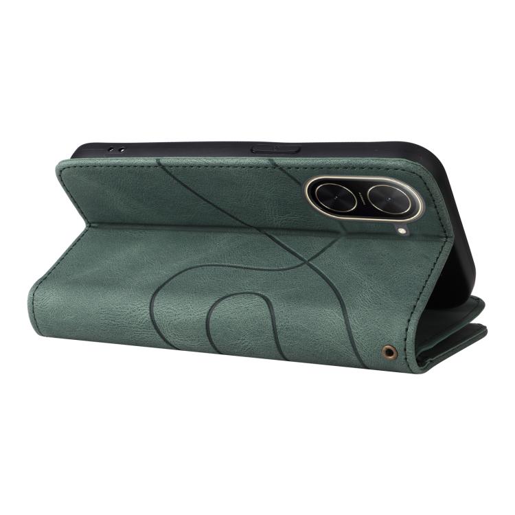 For Redmi  A5 4G 171.7mm / Poco C71 Dual-color 9 Card Slots Zipper Wallet Leather Phone Case