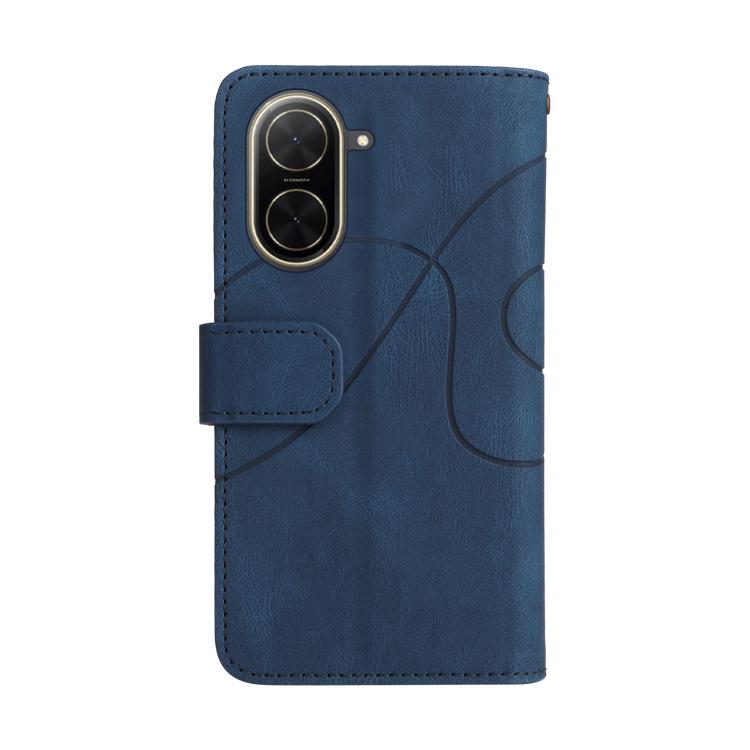 For Redmi  A5 4G 171.7mm / Poco C71 Dual-color 9 Card Slots Zipper Wallet Leather Phone Case