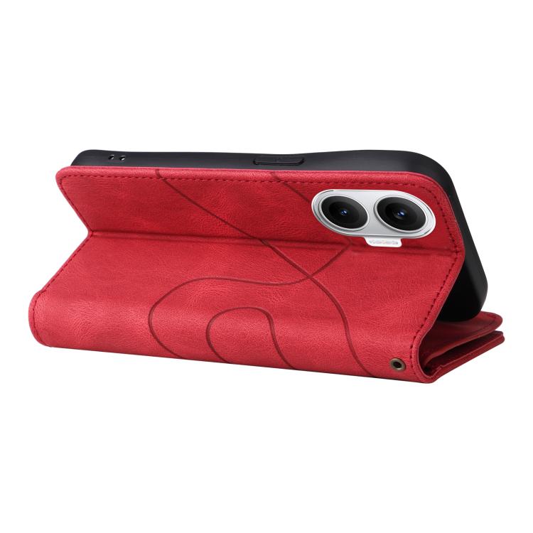 For Xiaomi Poco F7 Dual-color 9 Card Slots Zipper Wallet Leather Phone Case