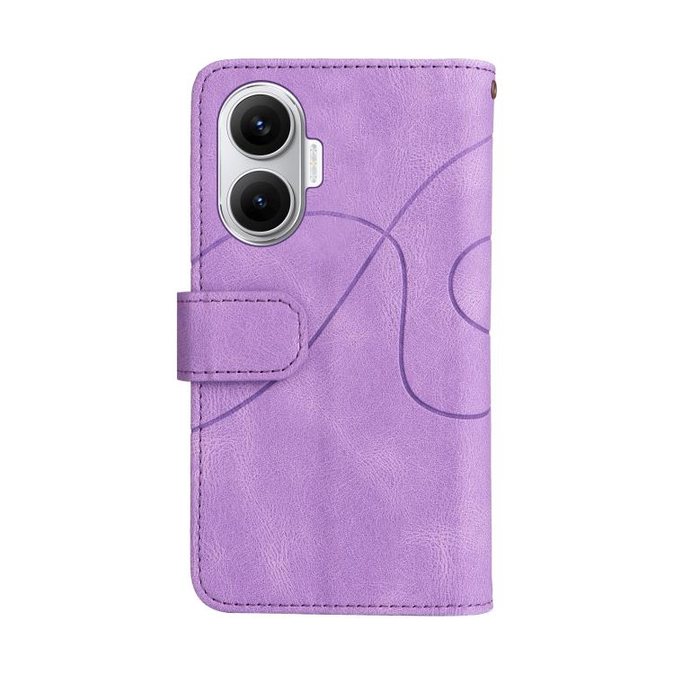For Xiaomi Poco F7 Dual-color 9 Card Slots Zipper Wallet Leather Phone Case