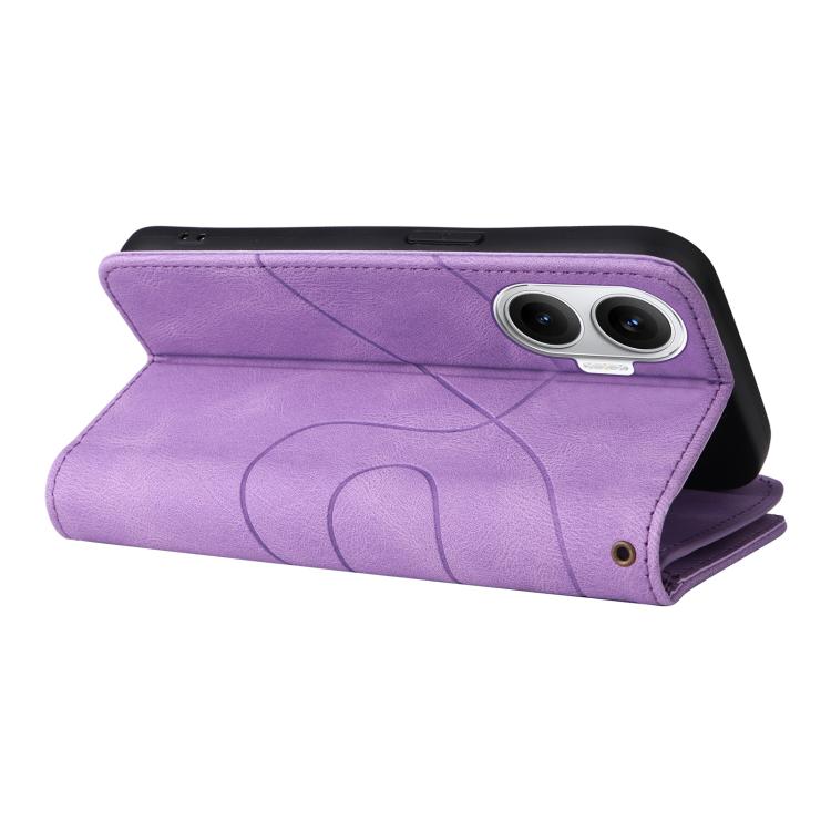 For Xiaomi Poco F7 Dual-color 9 Card Slots Zipper Wallet Leather Phone Case