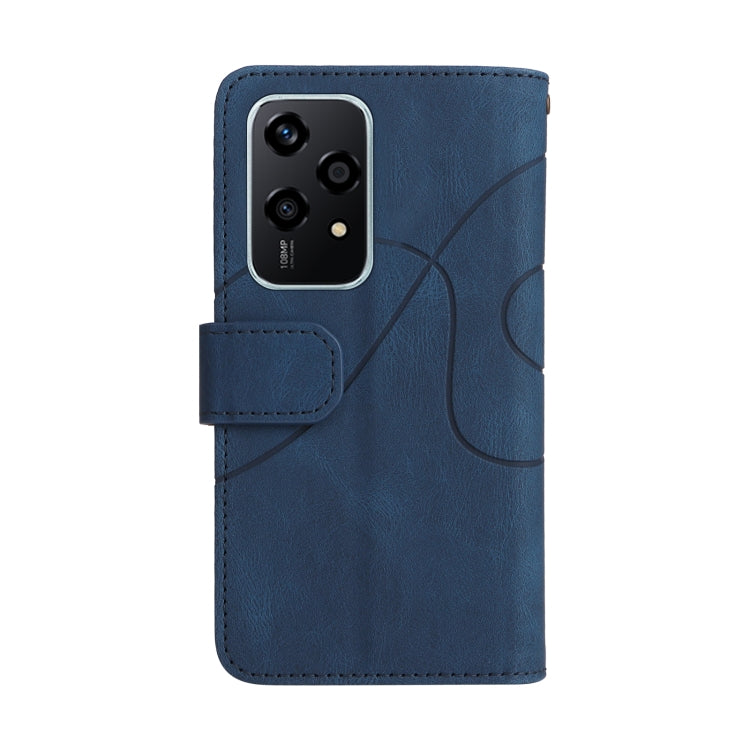 For Honor 200 Lite Global Dual-color 9 Card Slots Zipper Wallet Leather Phone Case