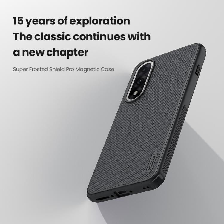 For OnePlus Nord 5 / Ace 5 Ultra NILLKIN Frosted Shield Pro Magnetic Phone Case - Black