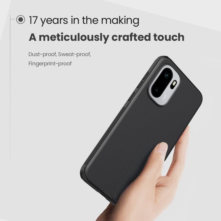 For OnePlus Ace 6 NILLKIN Frosted Shield Pro Magnetic Phone Case - Black
