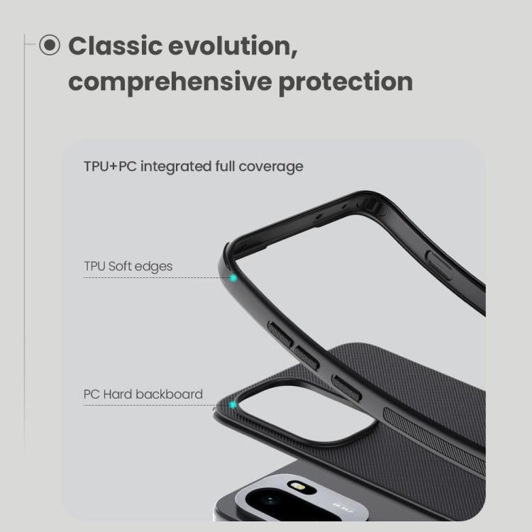 For OnePlus Ace 6 NILLKIN Frosted Shield Pro Magnetic Phone Case - Black