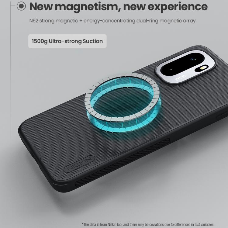 For OnePlus Ace 6 NILLKIN Frosted Shield Pro Magnetic Phone Case - Black