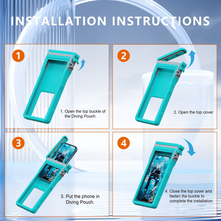 RedPepper 15m Depth Waterproof Phone Diving Pouch with Suction Cup