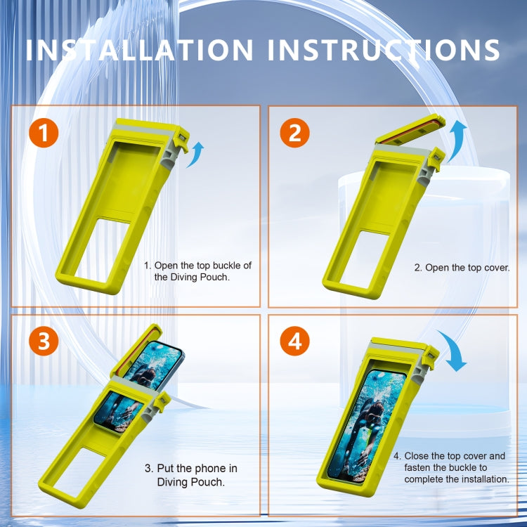RedPepper 15m Depth Waterproof Phone Diving Pouch with Suction Cup