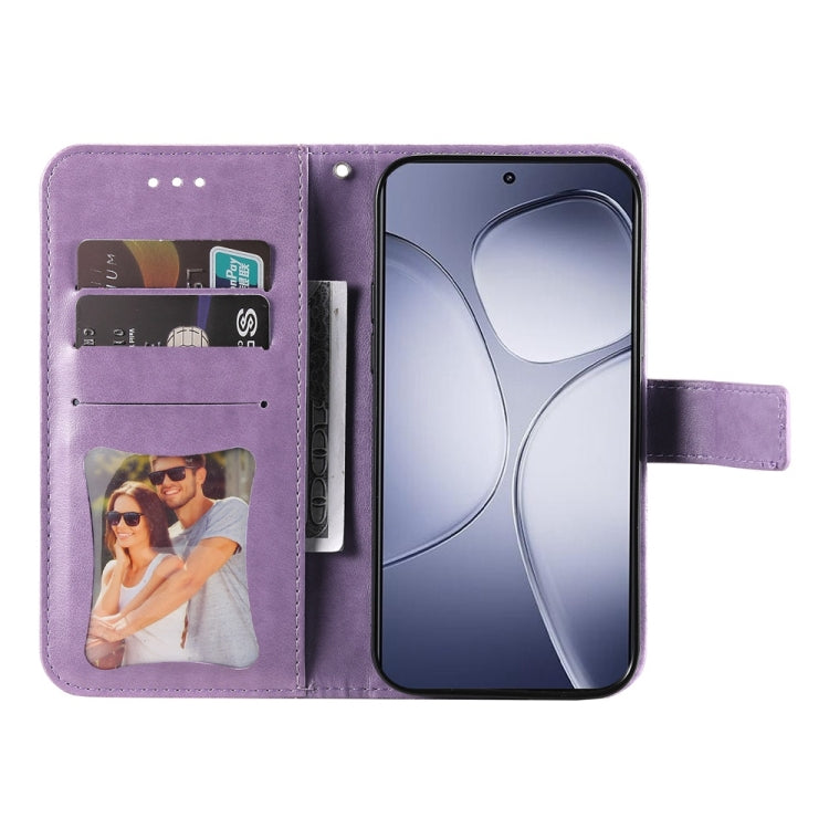 For Redmi K70 Ultra Seven-petal Flowers Embossing Leather Phone Case