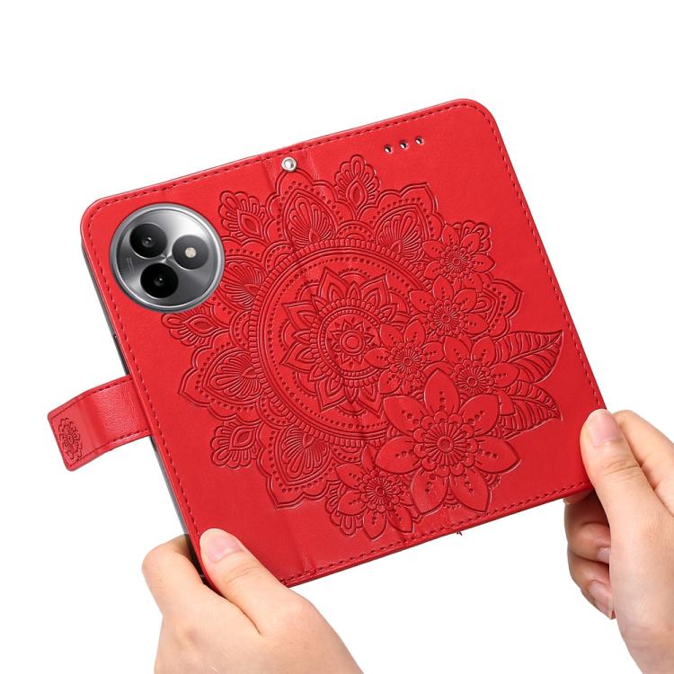 For Redmi K80 Ultra Seven-petal Flowers Embossing Leather Phone Case