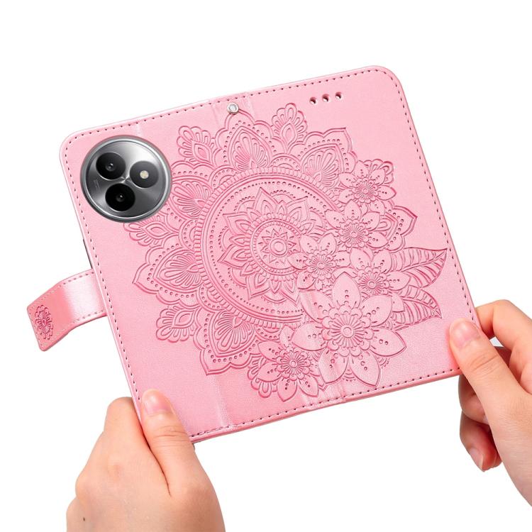 For Redmi K80 Ultra Seven-petal Flowers Embossing Leather Phone Case