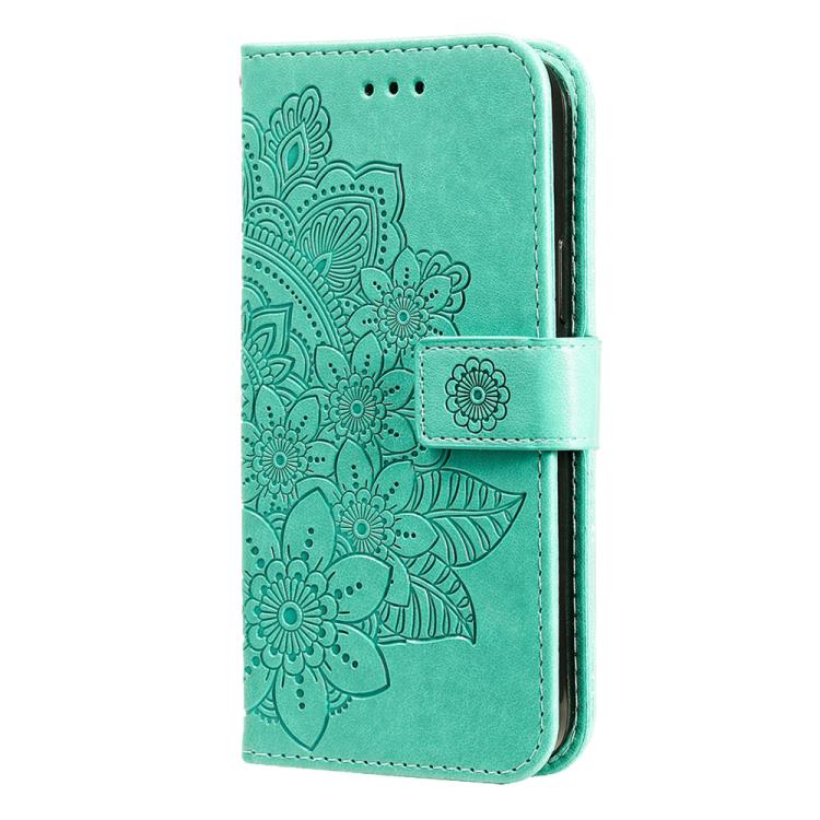 For Redmi Note 15 Pro 4G Global 163.2mm Seven-petal Flowers Embossing Leather Phone Case