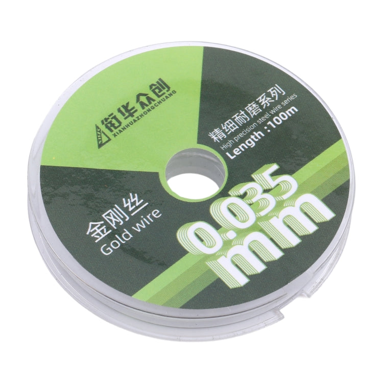 0.035mm x 100m Curved LCD Screen Separation Diamond Wire