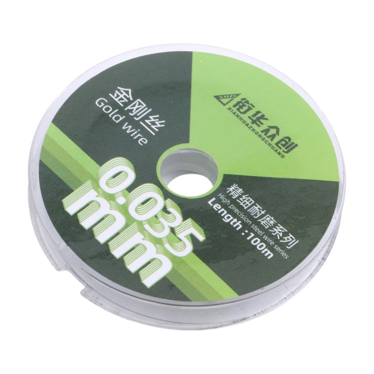 0.035mm x 100m Curved LCD Screen Separation Diamond Wire