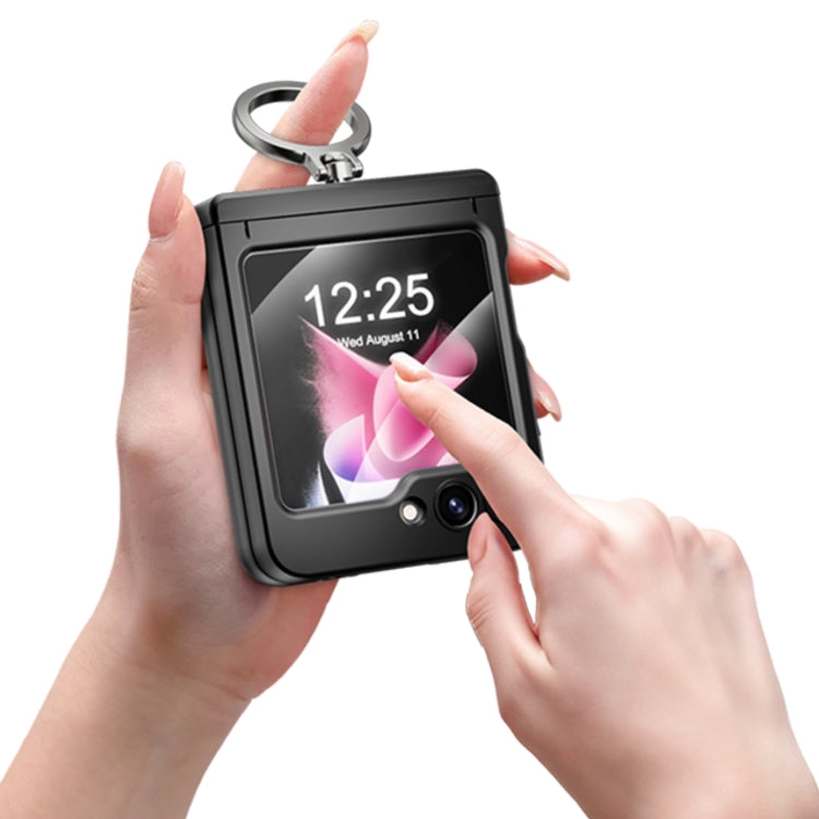 For Samsung Galaxy Z Flip6 / Flip7 FE Integrated Folding Ring Phone Case with Hinge