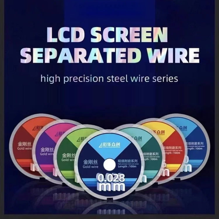 0.08mm x 100m Straight LCD Screen Separation Diamond Wire