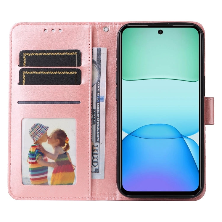 For Redmi 13 4G / Redmi Note 13R Embossed Sunflower Leather Phone Case
