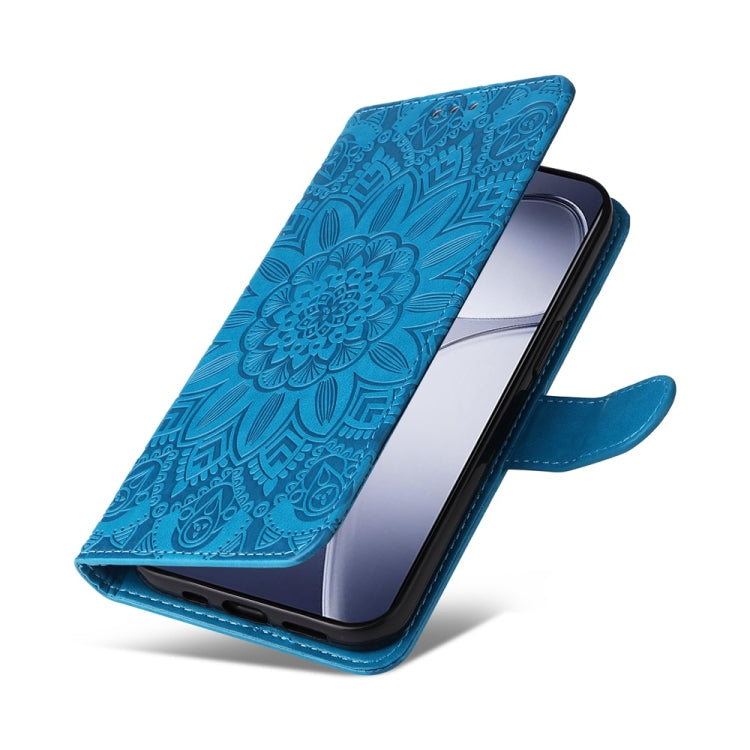 For Redmi K70 Ultra Embossed Sunflower Leather Phone Case